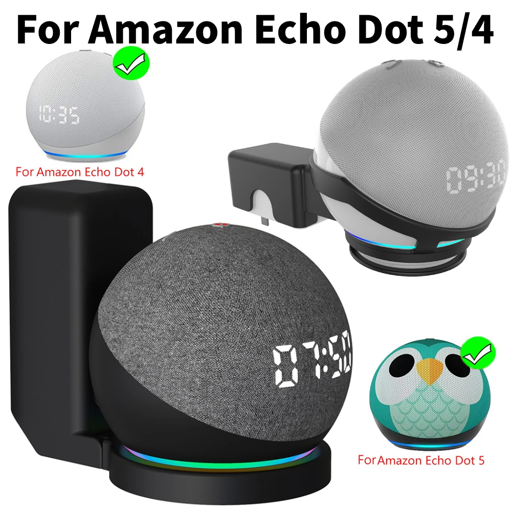 Amazon Speaker Echo Dot 5 - ตัวยึดติดผนังแบบพกพาสำหรับ Amazon Alexa Echo dot 5/4ลำโพงกล่องเสียงรุ่น3rd