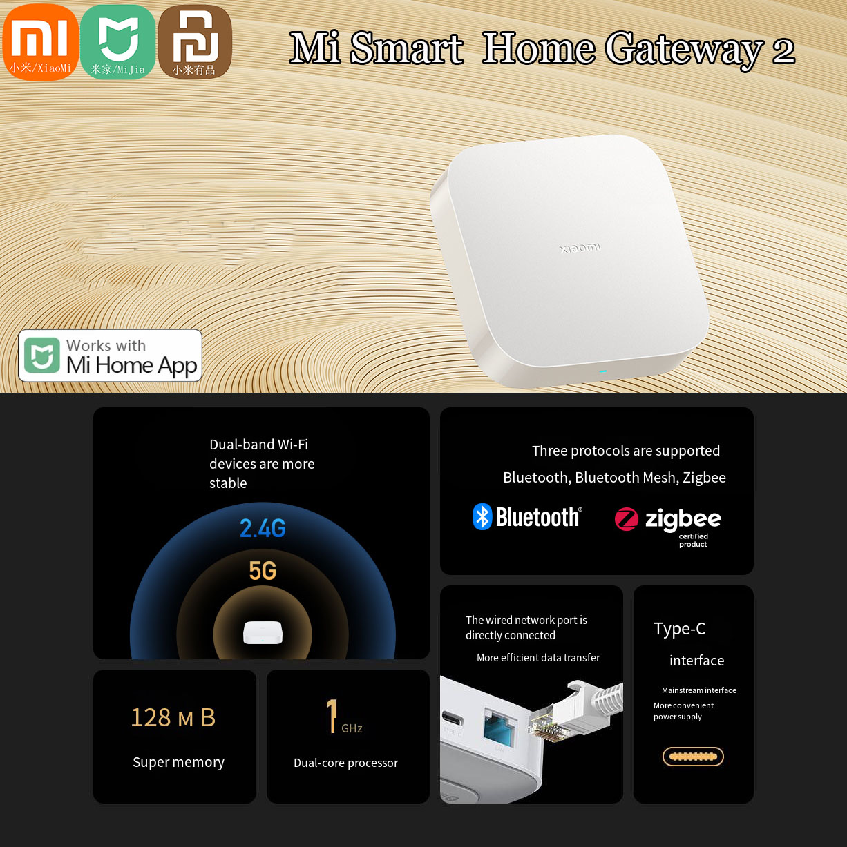 Original Xiaomi Mijia Smart Ho - Xiaomi Hub Mijia Hub บทวิจารณ์และราคา
