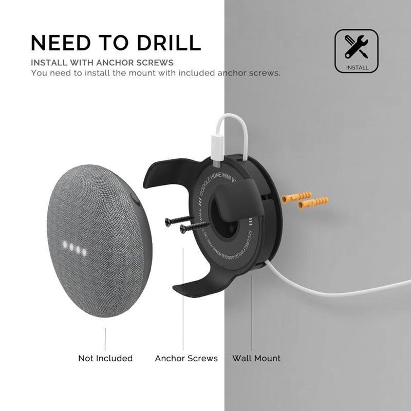 Outlet Wall Mount Holder สําหร - Amazon Speaker Echo Pop บทวิจารณ์และราคา