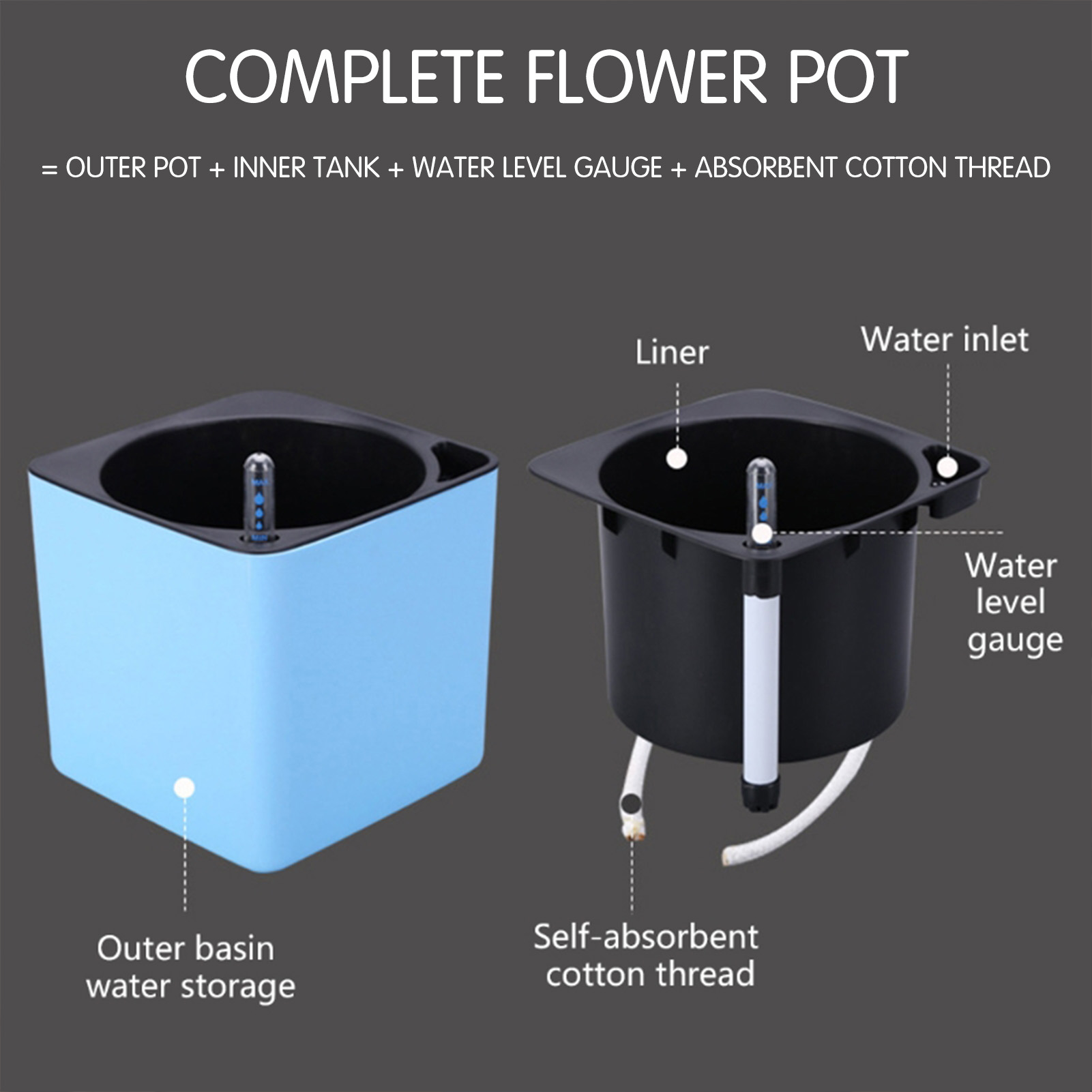 กระถางต้นไม้รดน้ำอัตโนมัติ กระ - Aloe Vera Pot บทวิจารณ์และราคา
