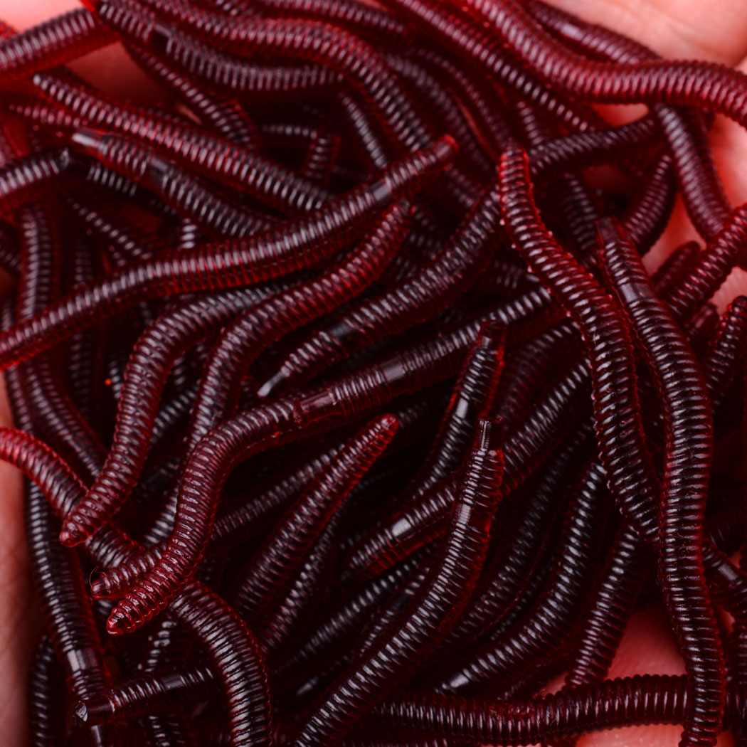 50Pcs เหมือนจริง Red Worm นุ่ม - Aglaonema Red บทวิจารณ์และราคา