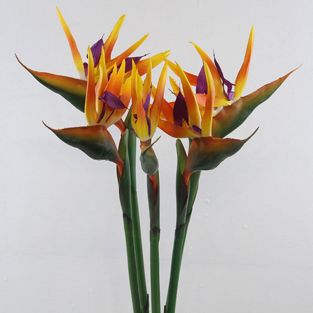 ดอกไม้ปลอมรูปนกสวรรค์1ชิ้นขนาด - Bird Paradise Strelitzia บทวิจารณ์และราคา
