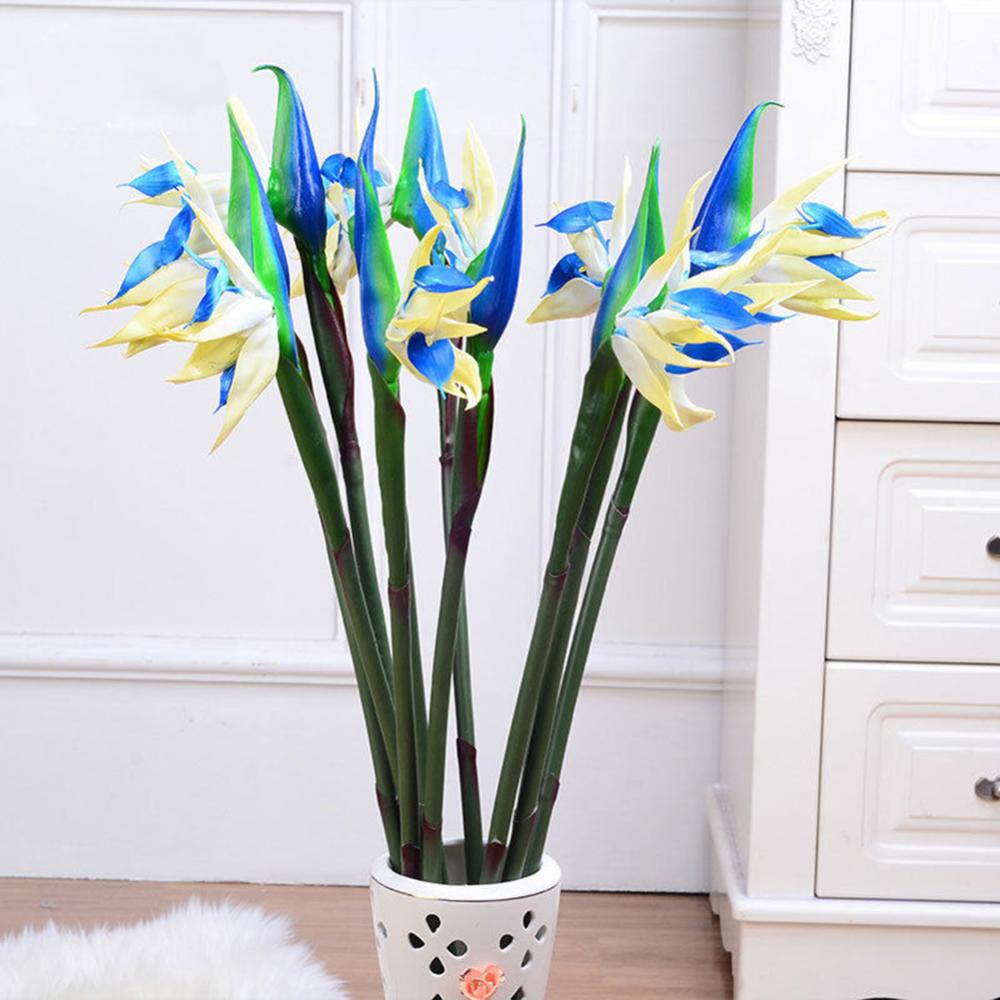 ดอกไม้ปลอมรูปนกสวรรค์1ชิ้นขนาด - Bird Paradise Strelitzia บทวิจารณ์และราคา