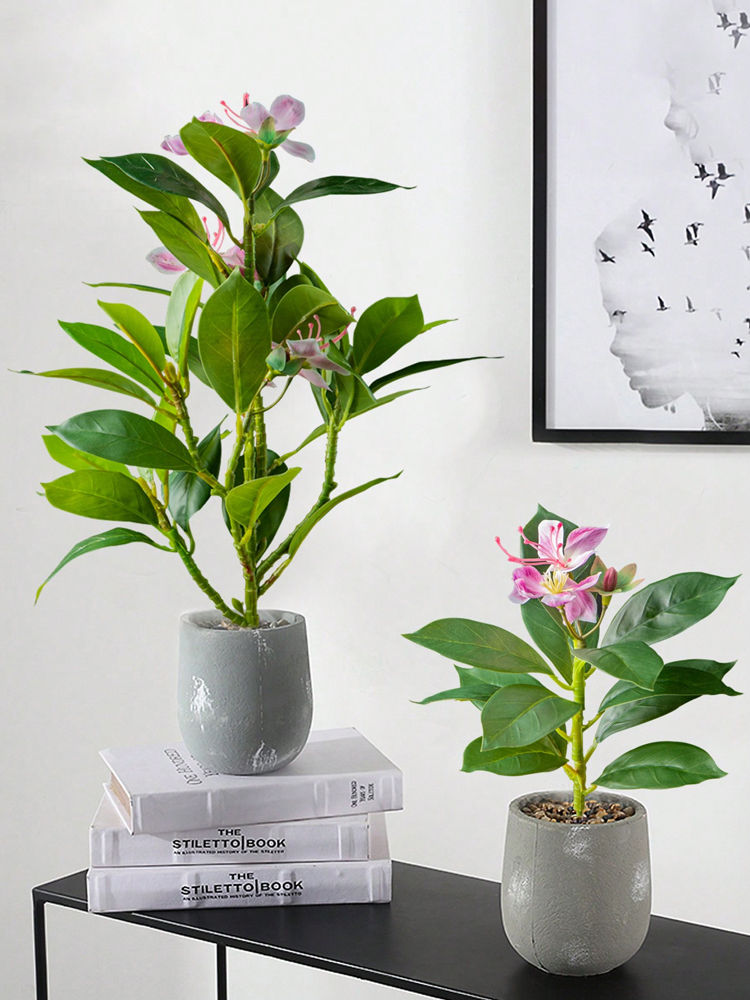 21-40 ซม.ประดิษฐ์ Azaleas พืชย - Ficus Lyrata Tree บทวิจารณ์และราคา