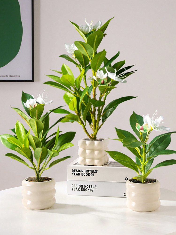 21-40 ซม.ประดิษฐ์ Azaleas พืชย - Ficus Lyrata Tree บทวิจารณ์และราคา
