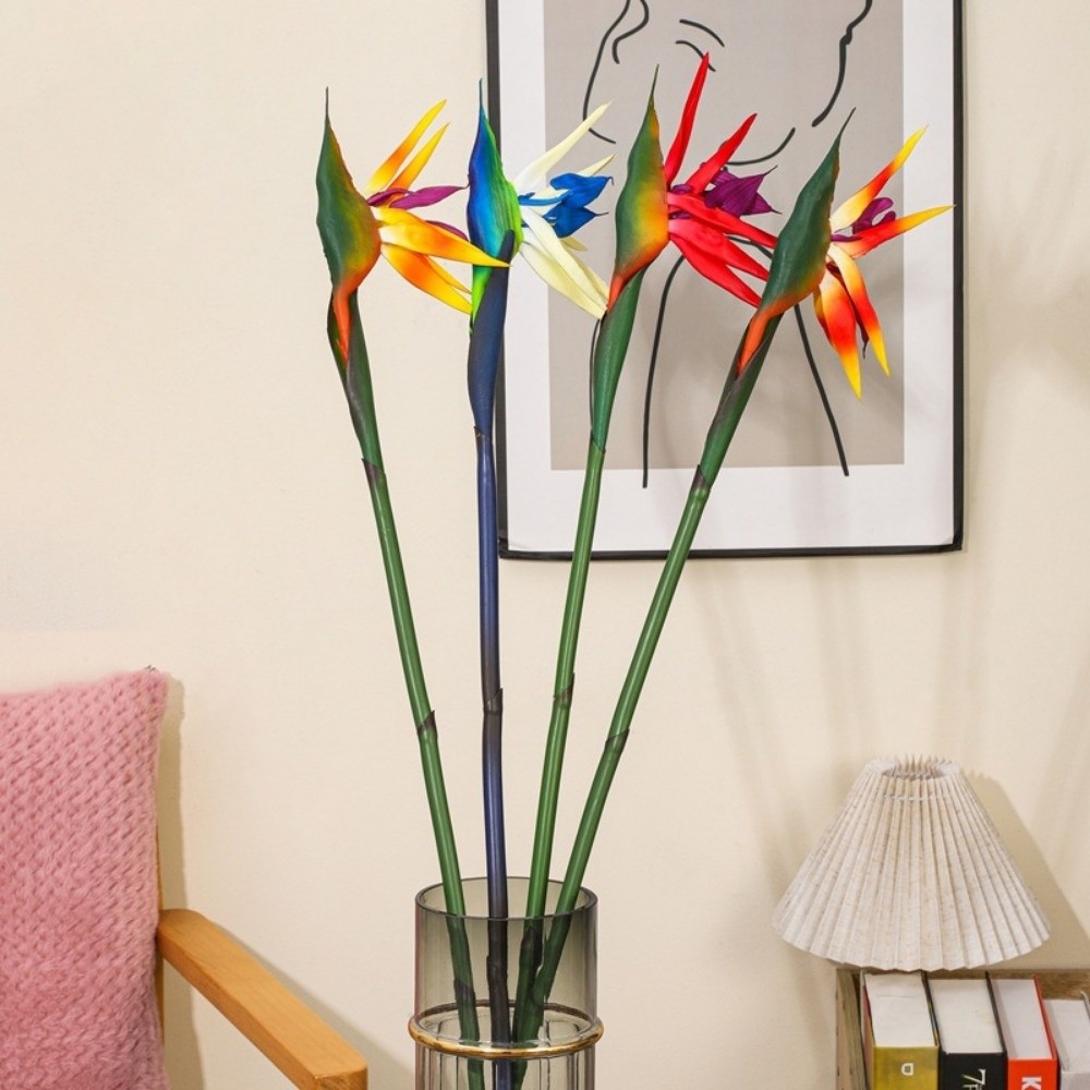 ดอกสตรีลิเซียประดิษฐ์ ก้านยาว  - Bird Paradise Strelitzia บทวิจารณ์และราคา
