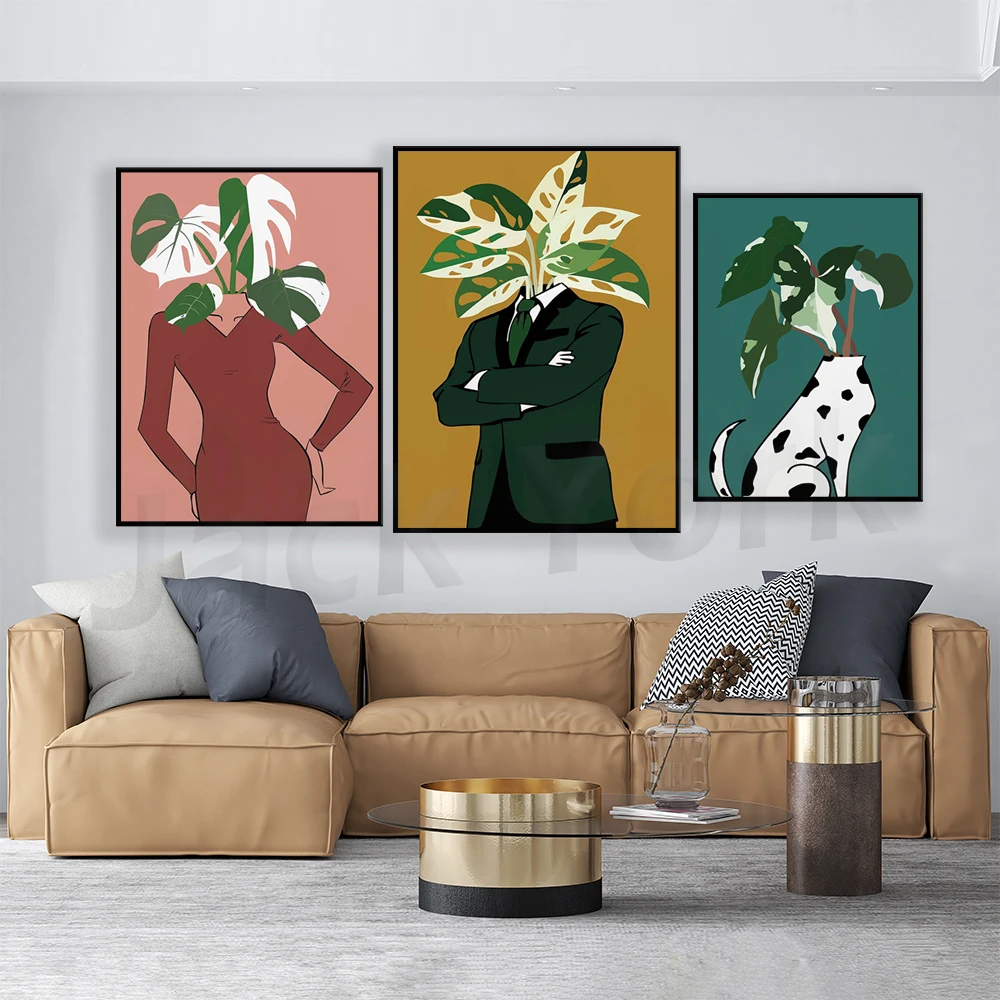 Monstera Albo ในโปสเตอร์ชุดเบอ - Monstera Adansonii บทวิจารณ์และราคา