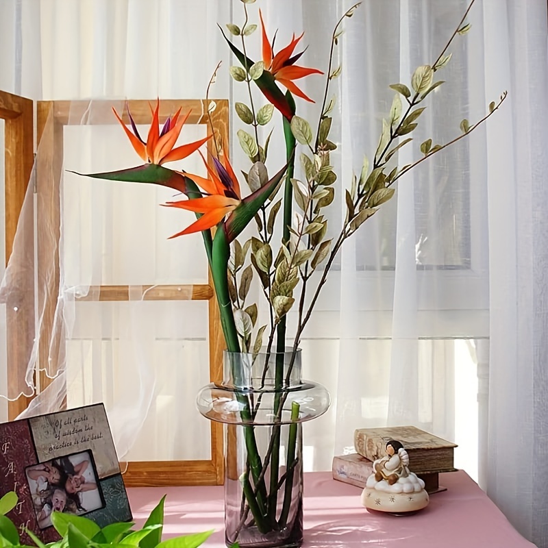 ดอกไม้สรวงสวรรค์เทียม3ชิ้นทำจา - Bird Paradise Strelitzia บทวิจารณ์และราคา