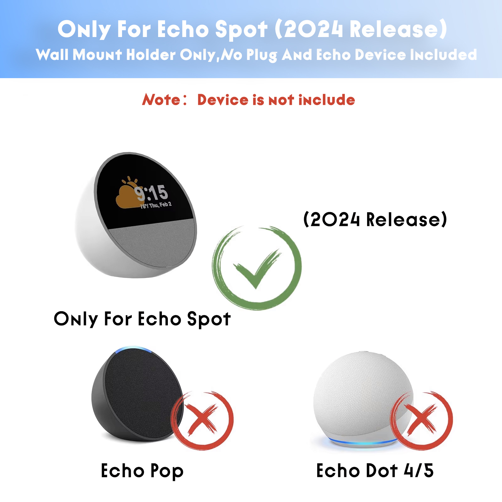 ที่ยึดติดผนังสำหรับอีโคดอท เจน - Amazon Speaker Echo Pop บทวิจารณ์และราคา