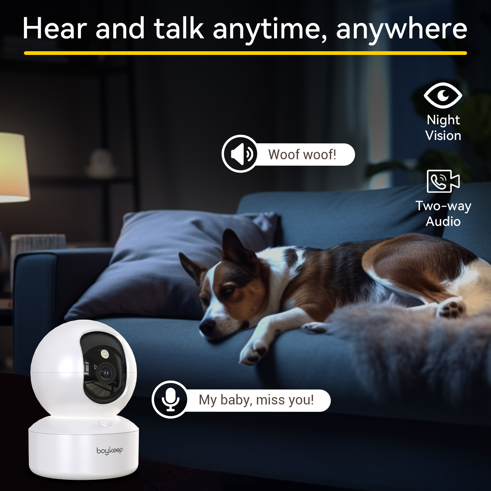 กล้องสัตว์เลี้ยงสุนัข Boykeep  - Eufy Camera E220 บทวิจารณ์และราคา