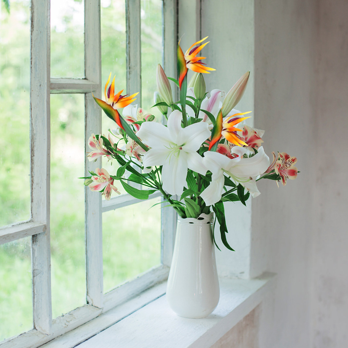 ต้นเบิร์ดออฟพาราไดซ์ปลอม ดอกสเ - Bird Paradise Strelitzia บทวิจารณ์และราคา